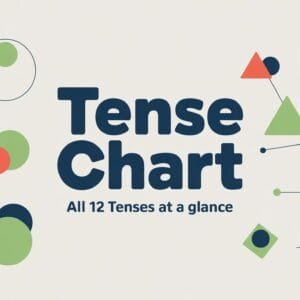 English Tense Chart with Examples
