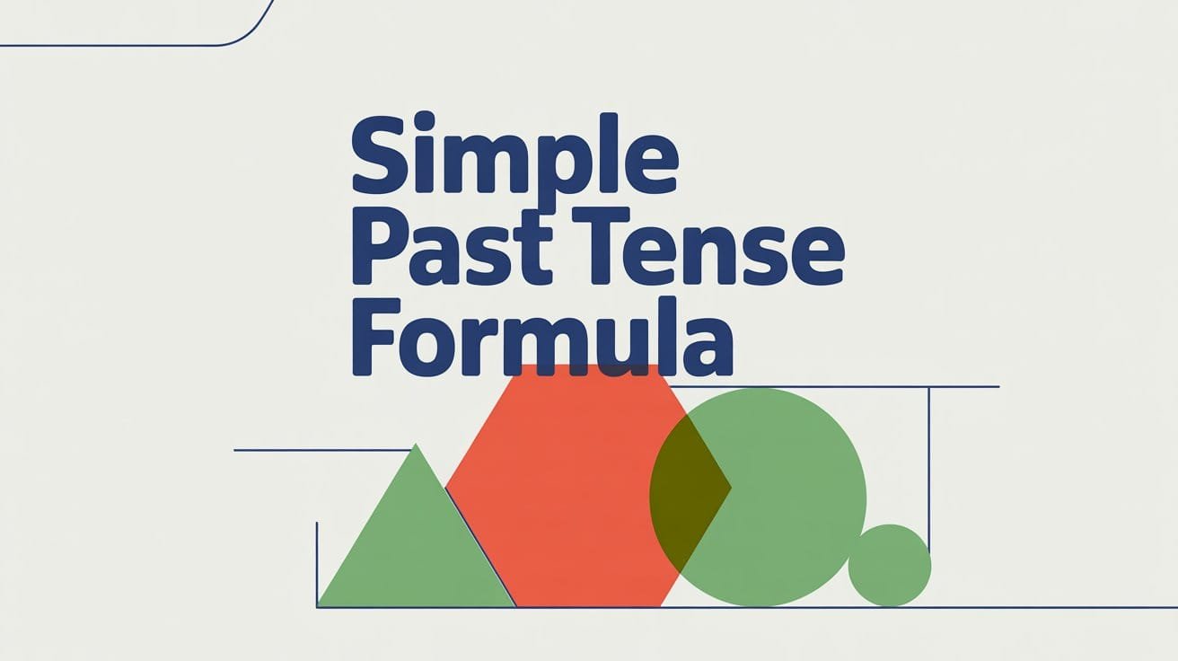Simple Past Tense Formula