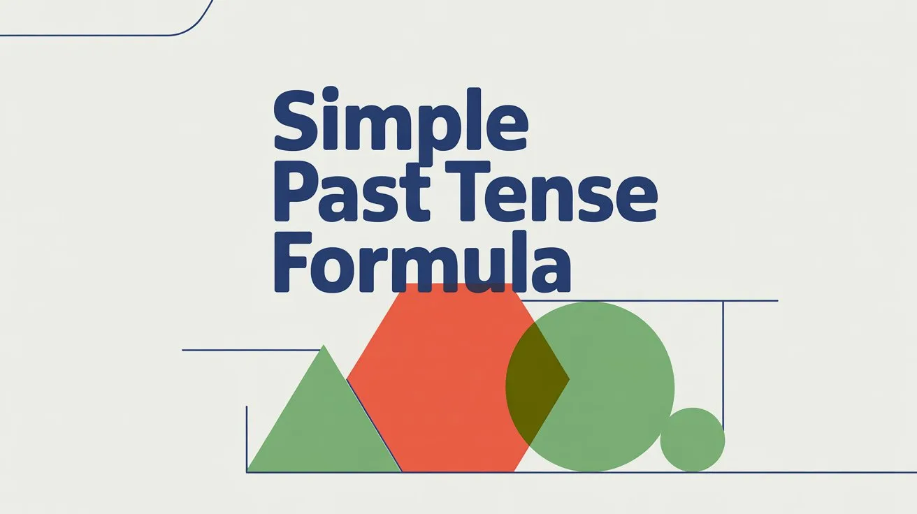 Simple Past Tense Formula