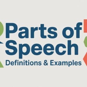The 8 Parts of Speech