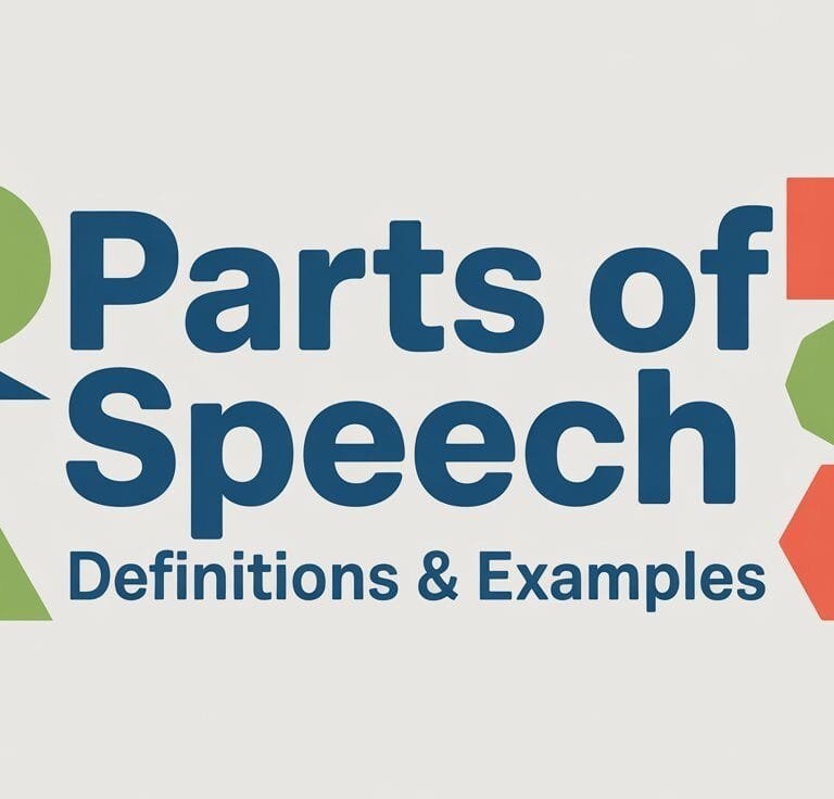 The 8 Parts of Speech