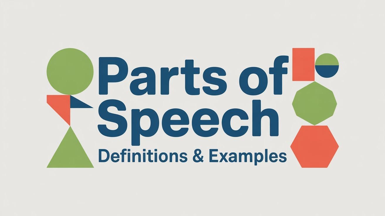 The 8 Parts of Speech