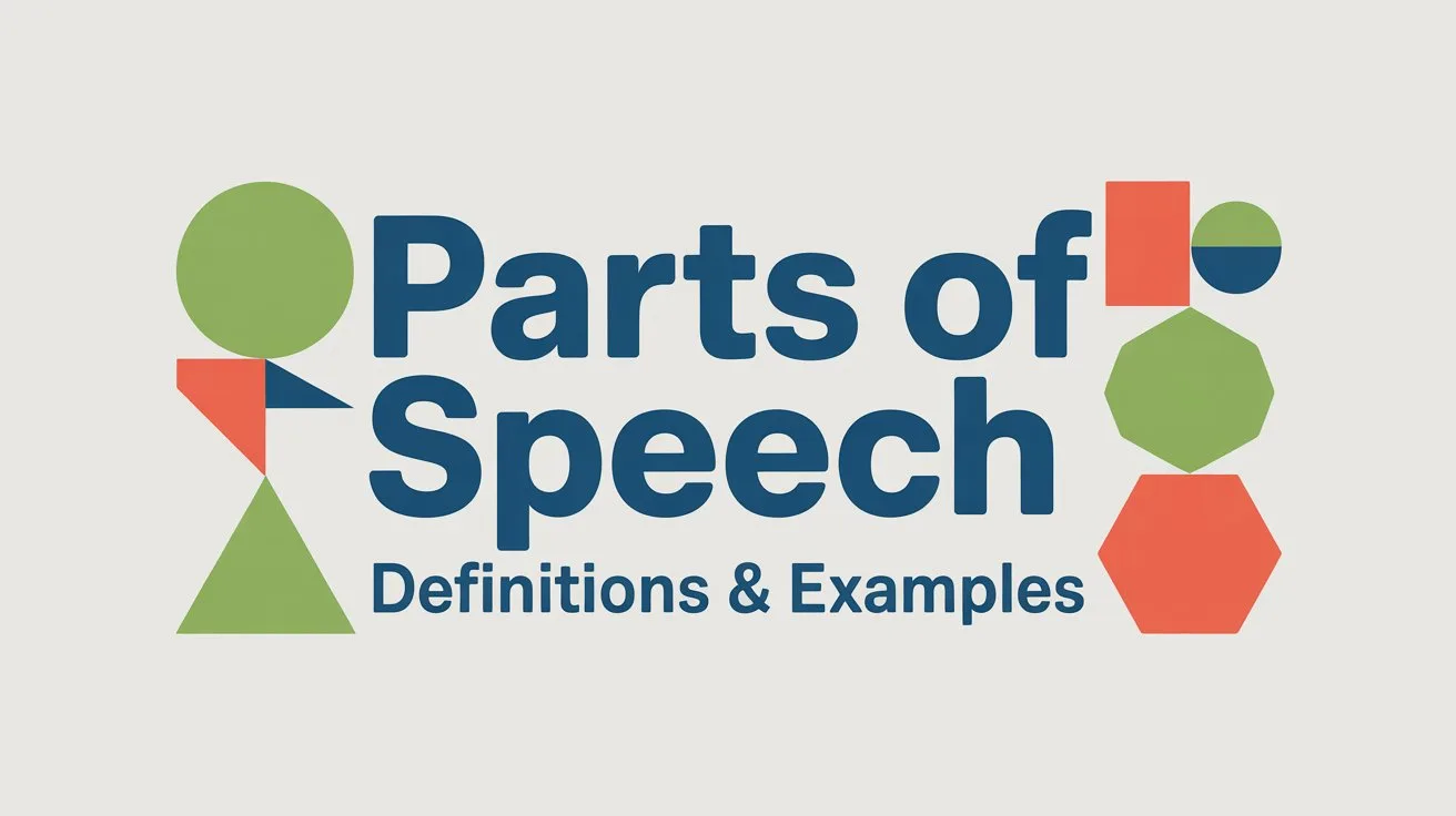 The 8 Parts of Speech