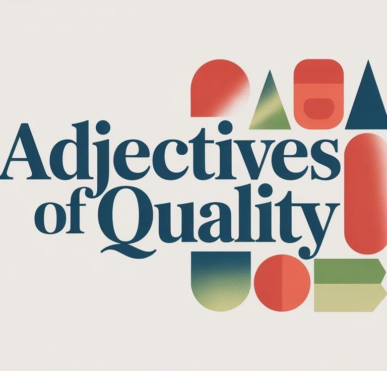 Adjectives of Quality in English