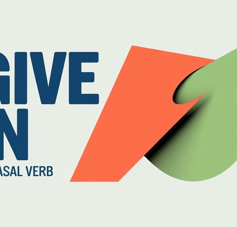 Give In Phrasal Verb