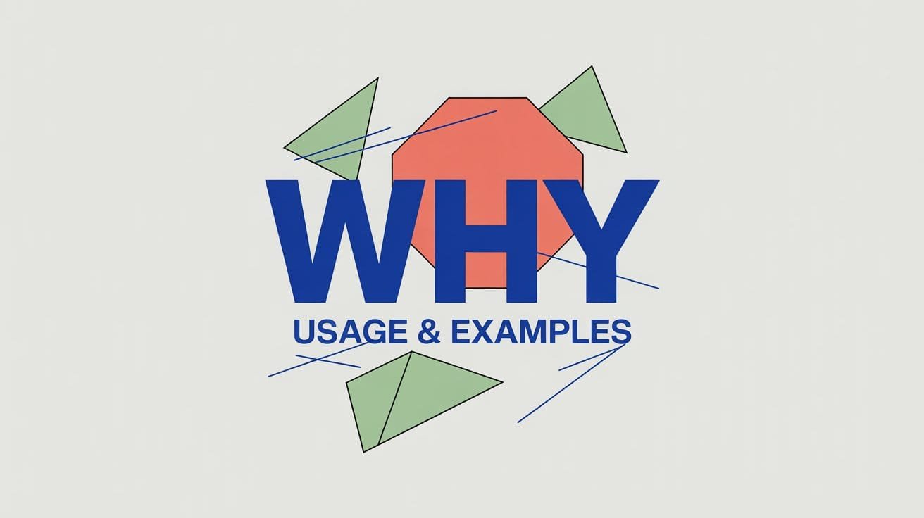 Why Questions Examples