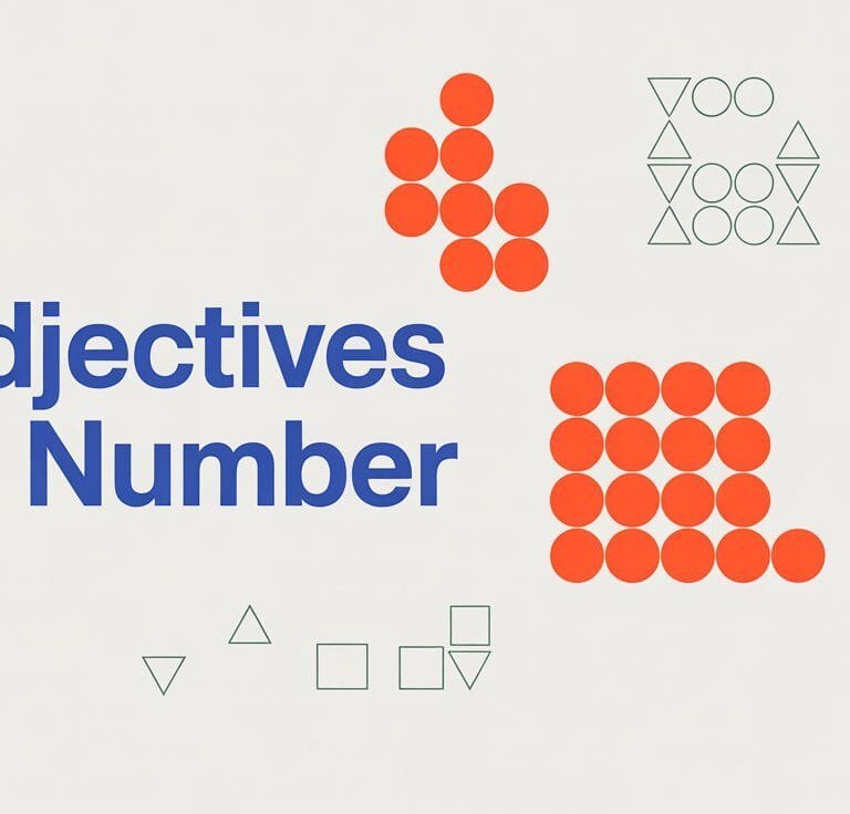 Adjectives of Number
