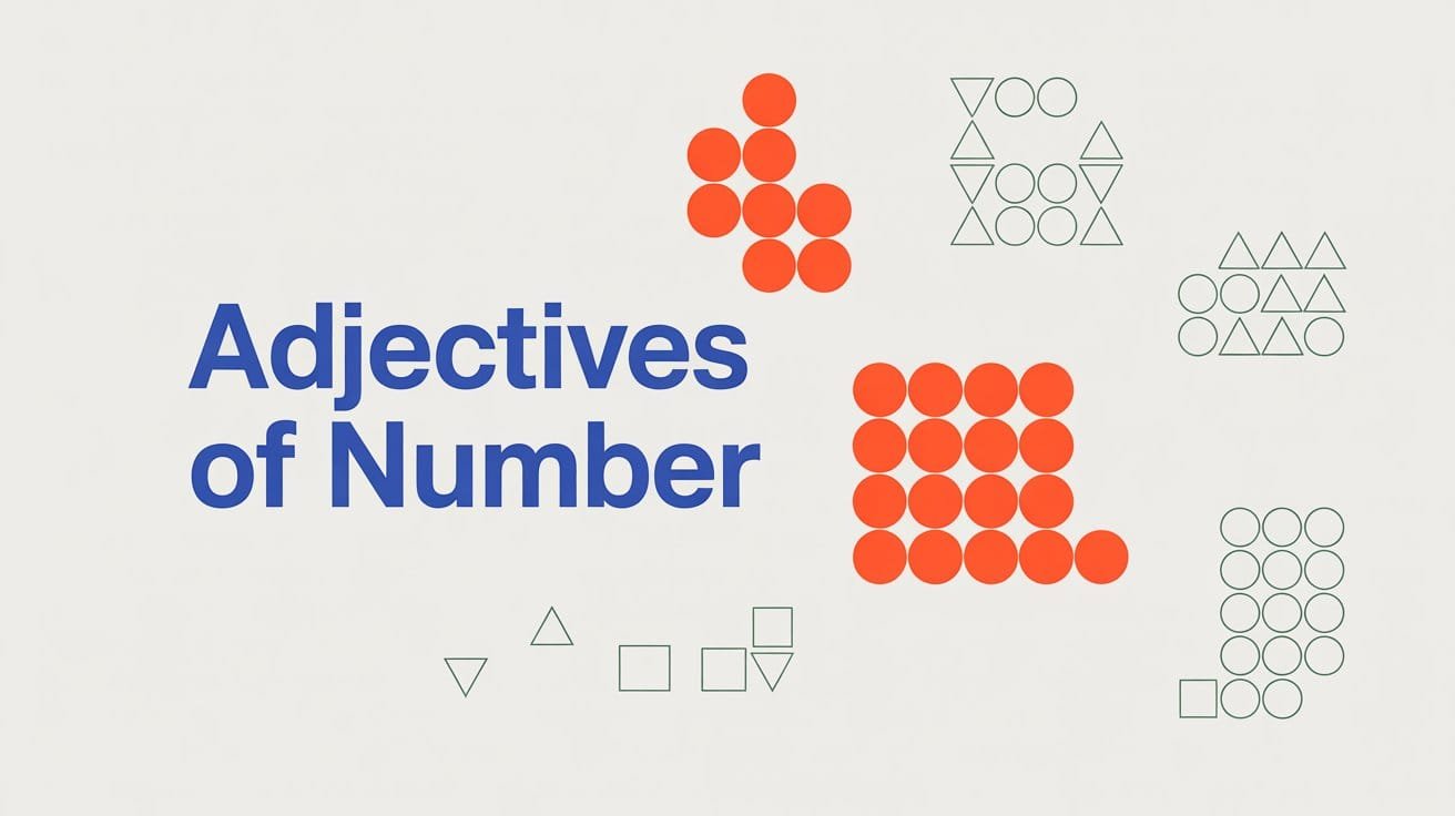 Adjectives of Number