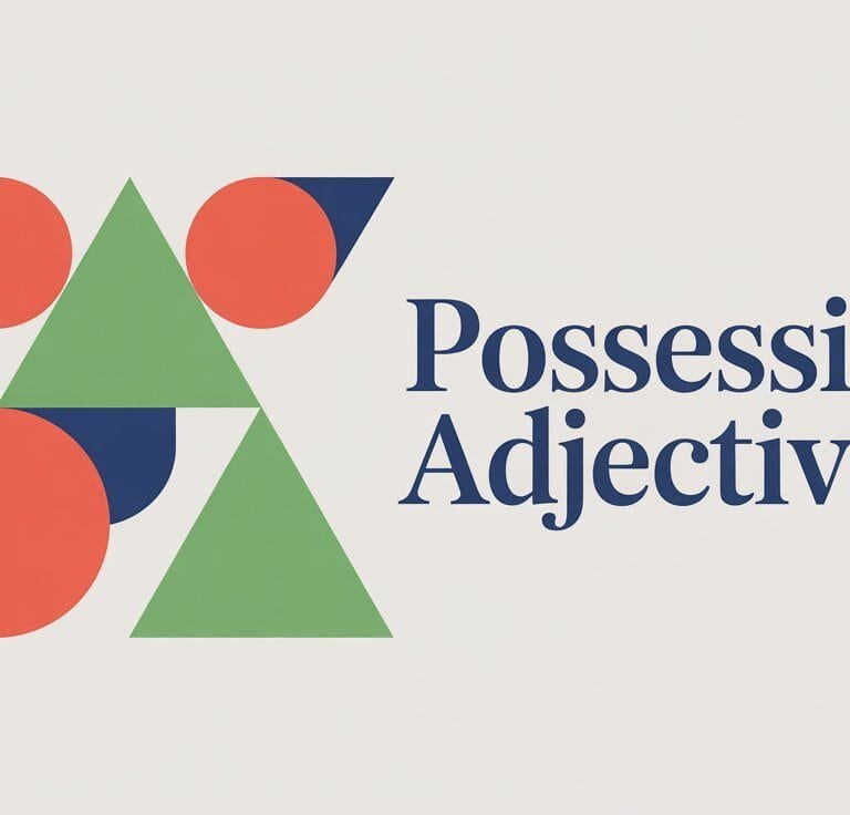 Possessive Adjectives
