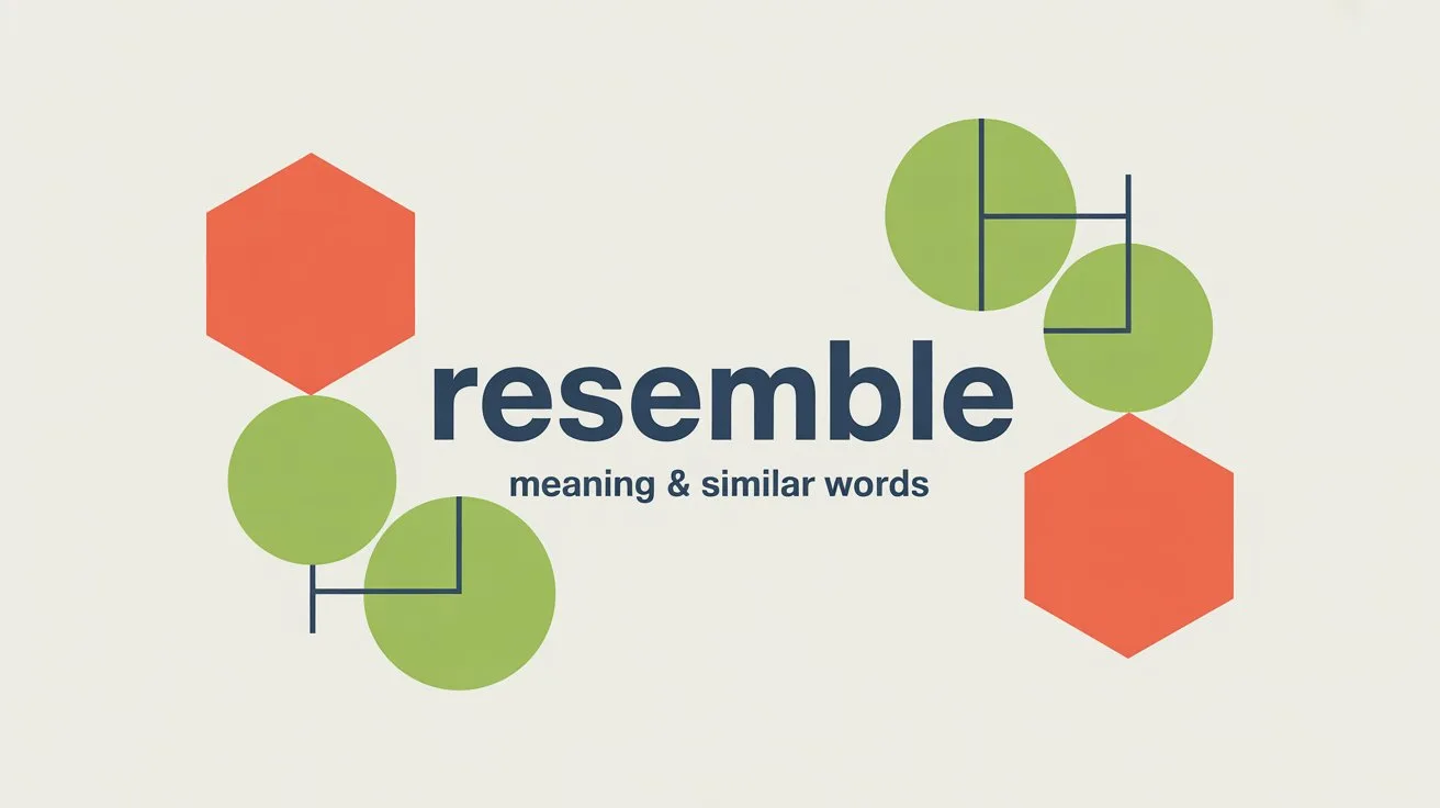 Resemble Meaning with Example