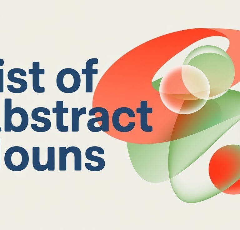 Abstract Noun List