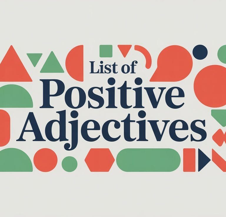 List of Positive Adjectives in English