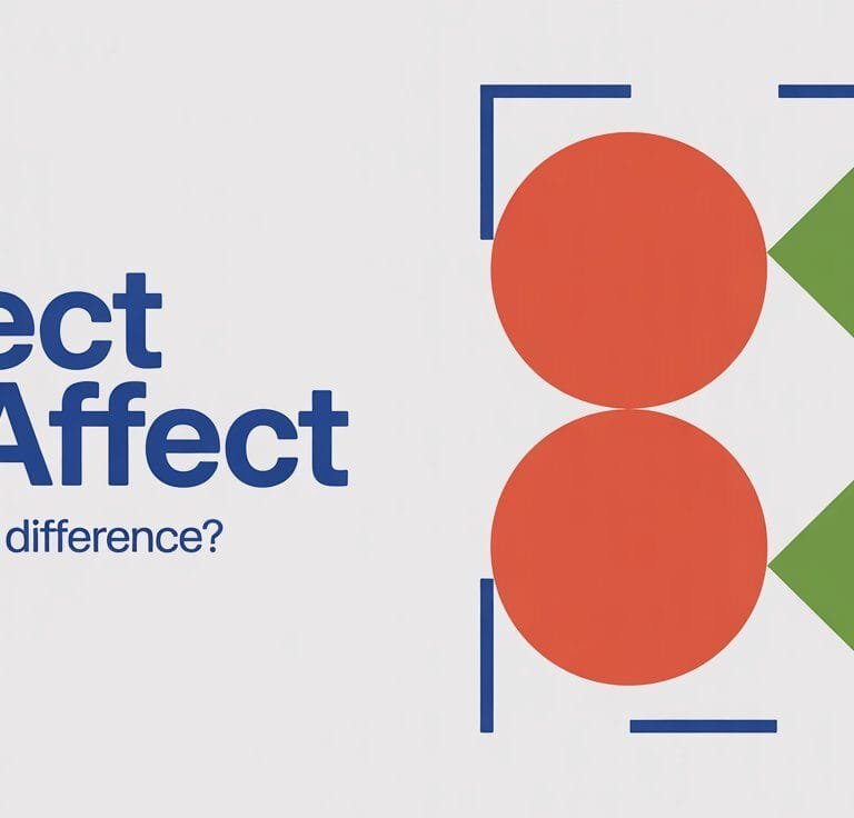 Effect vs Affect Difference
