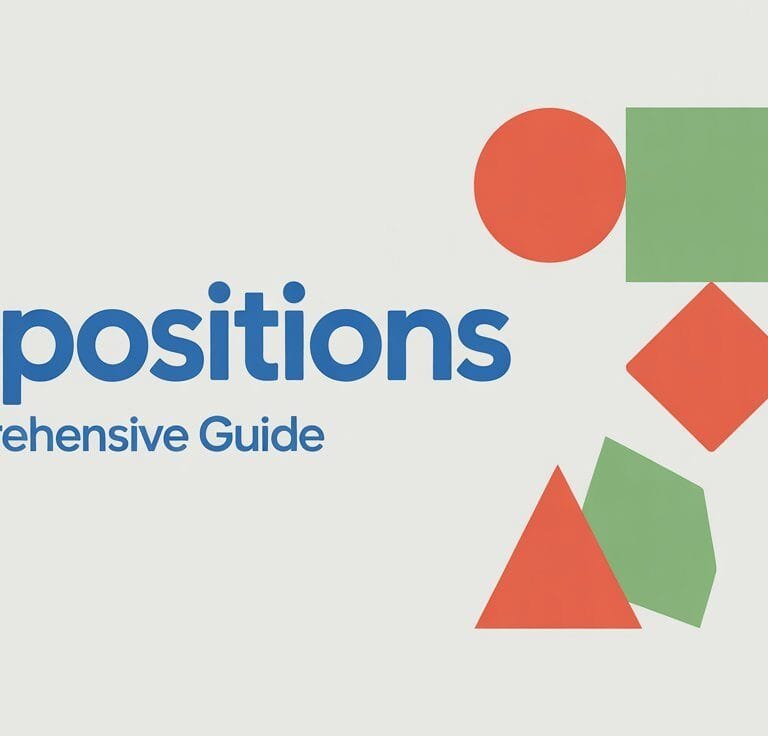 Prepositions in English