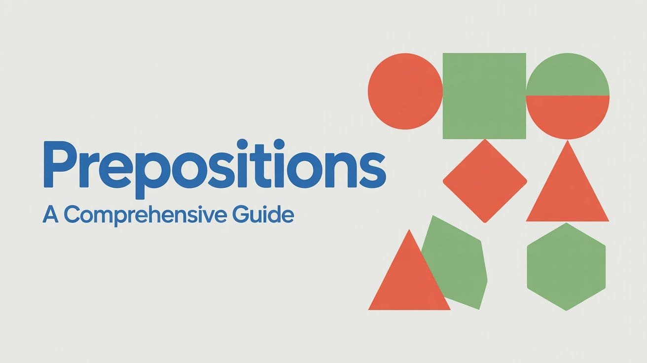 Prepositions in English