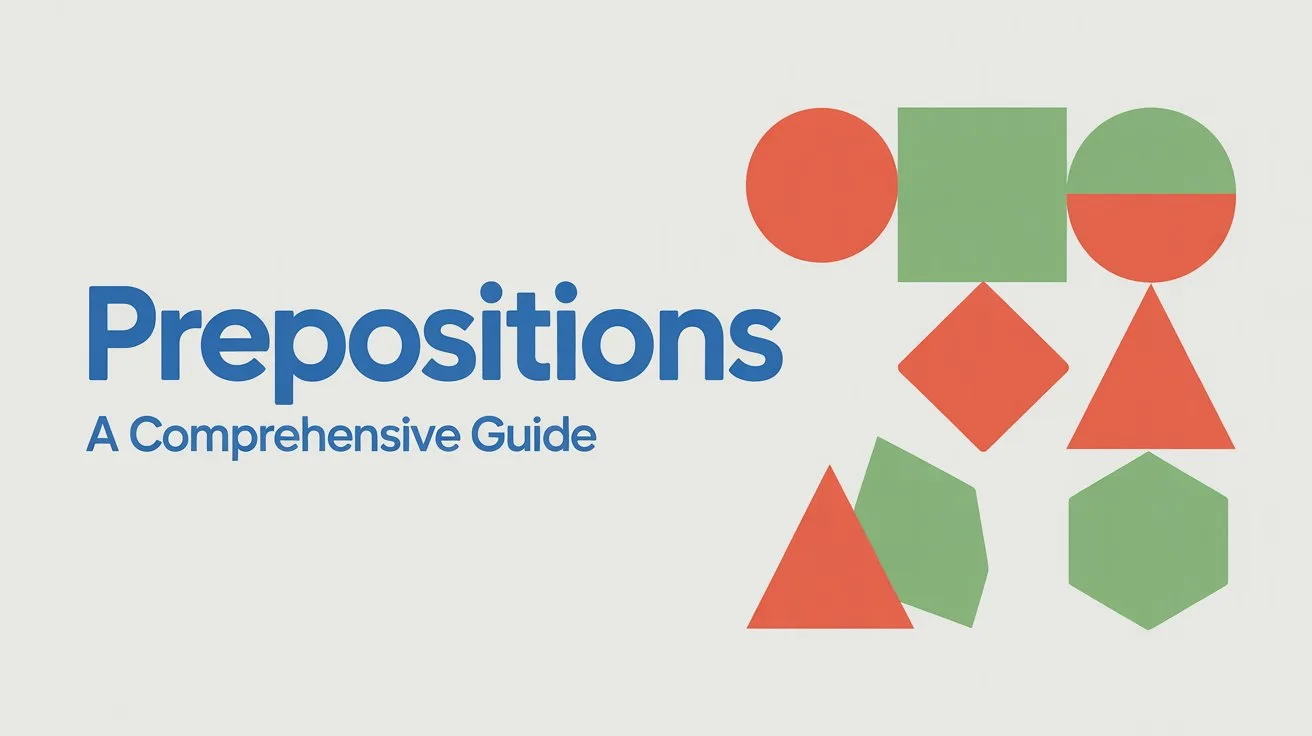 Prepositions in English