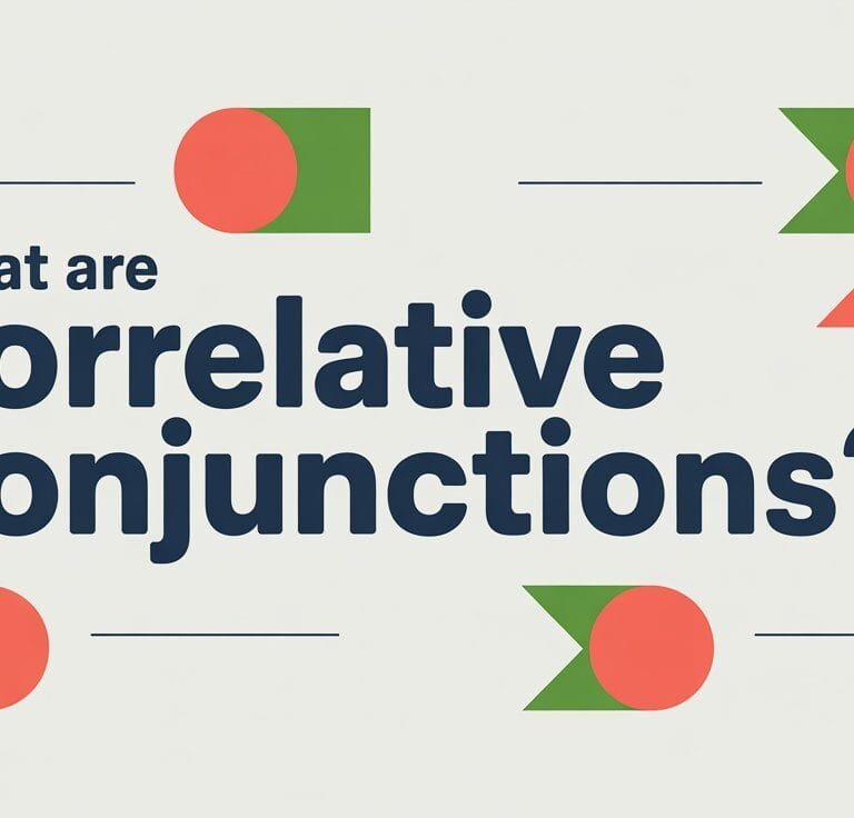 What are Correlative Conjunctions
