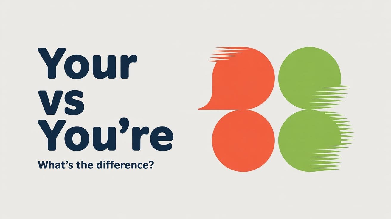 What Is the Difference Between Your and You’re?