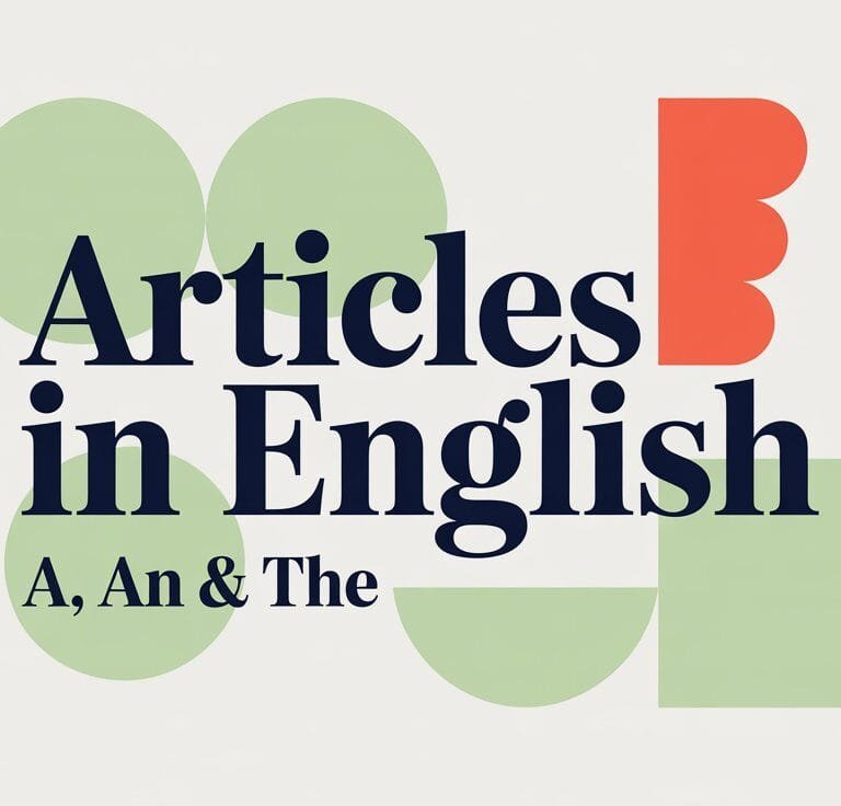 A An The Articles in English