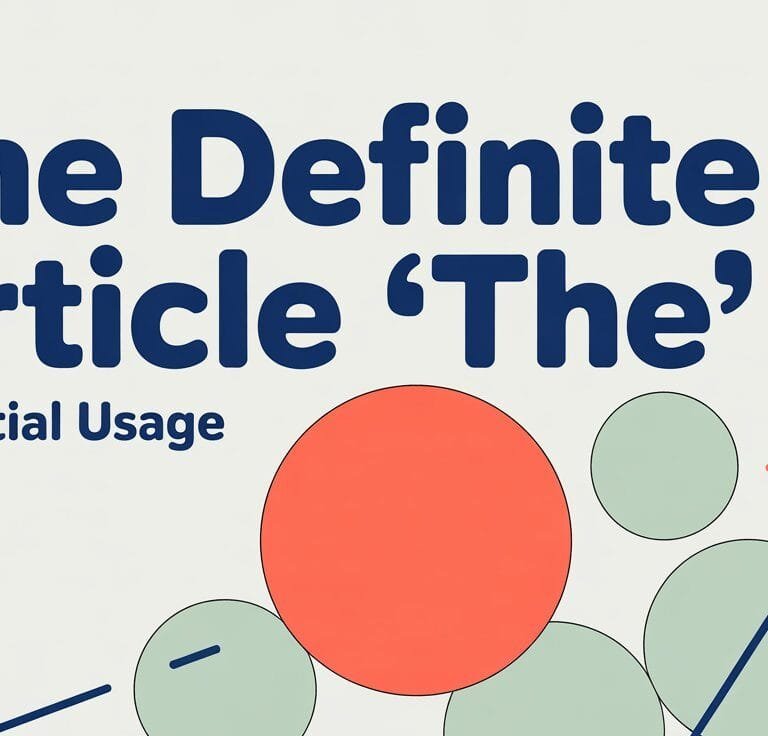 The Definite Article THE