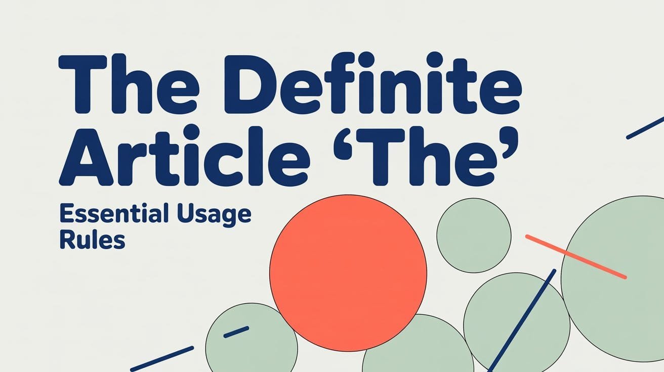 The Definite Article THE