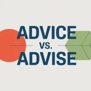 Advice vs Advise