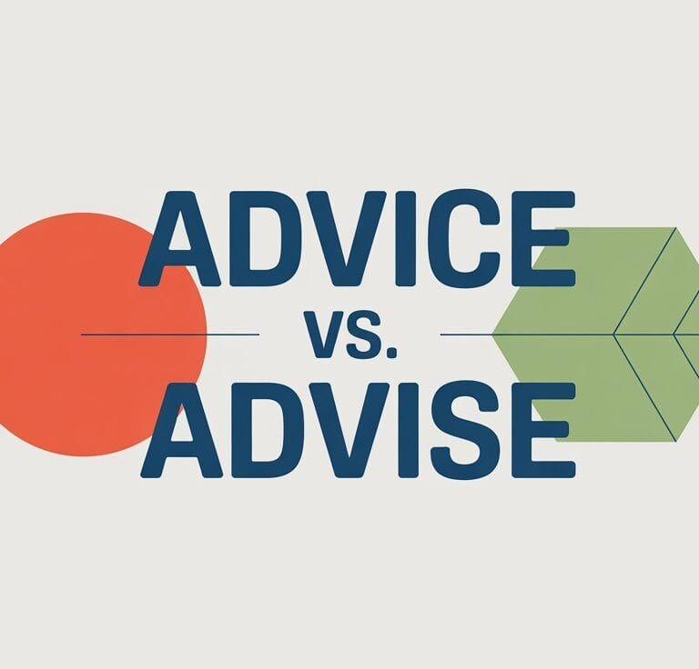 Advice vs Advise