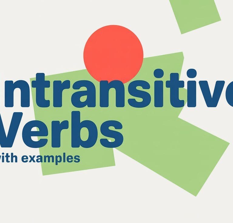 Intransitive Verbs List