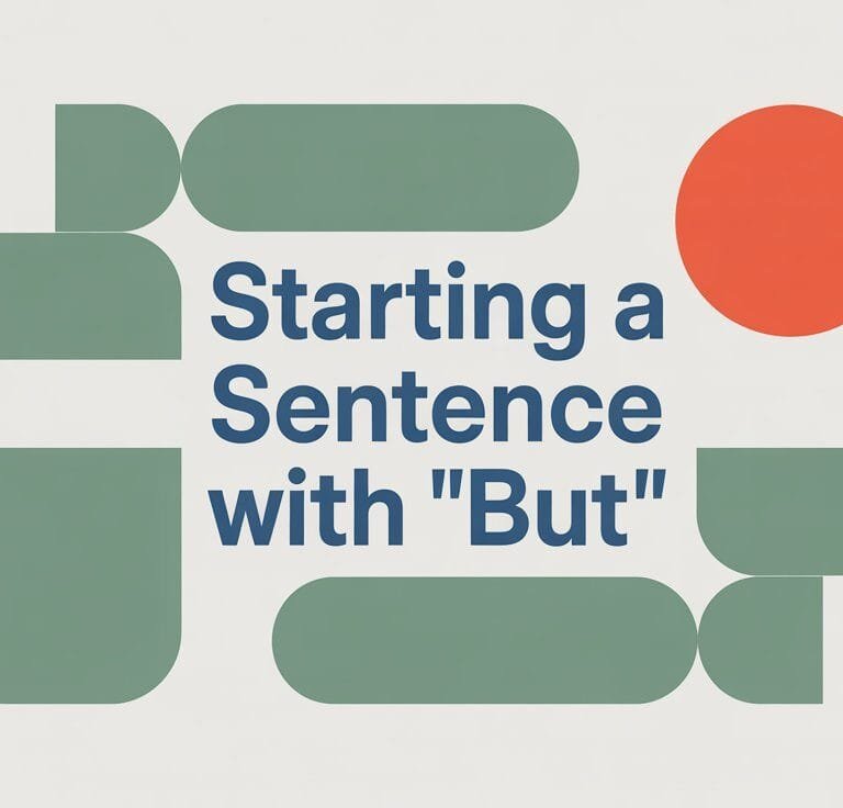Can You Start a Sentence with But