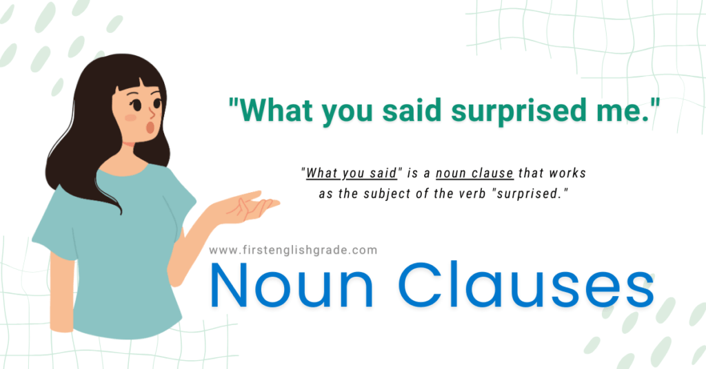 Noun Clauses Definition Functions And Examples