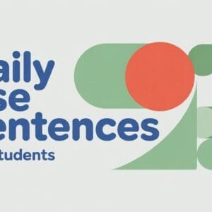 Daily Use Sentences for Students