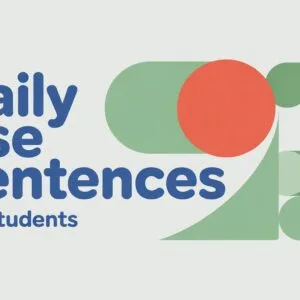 Daily Use Sentences for Students
