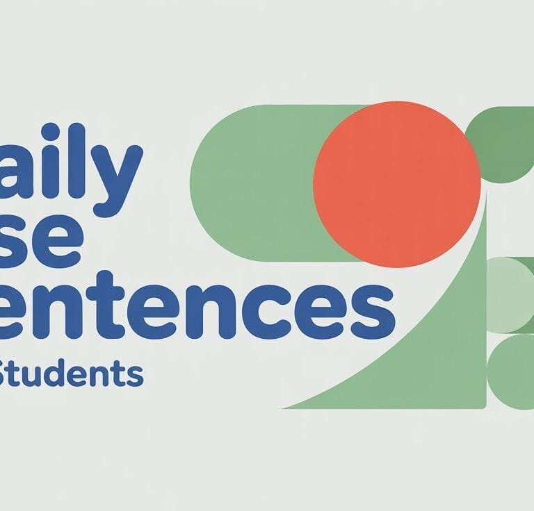 Daily Use Sentences for Students