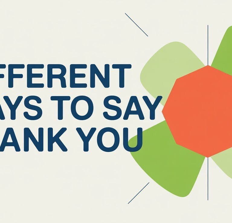 Different Ways to Say Thank You