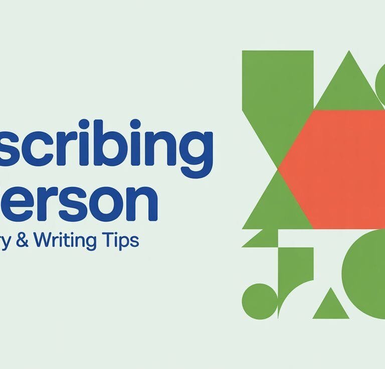 Describing a Person Vocabulary & Writing Tips