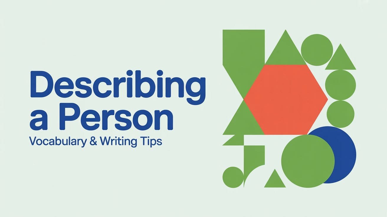 Describing a Person Vocabulary & Writing Tips