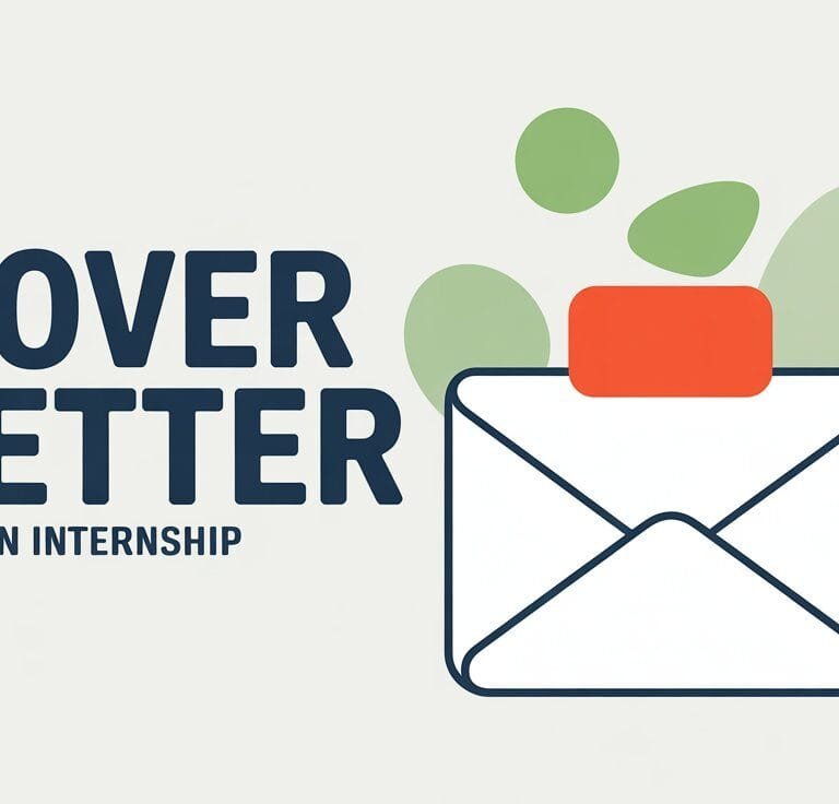 Cover Letter for an Internship