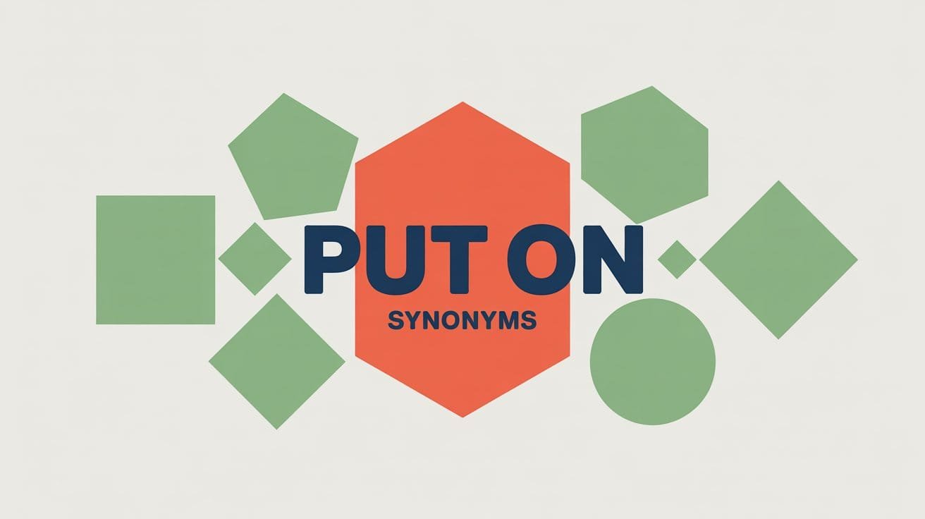 Put On Synonym with Examples