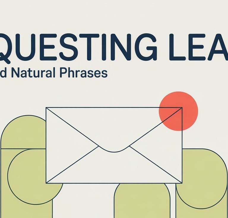 Requesting Leave in English