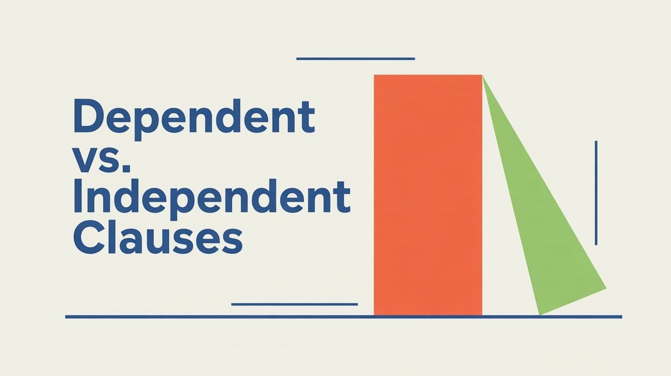 Dependent vs. Independent Clauses