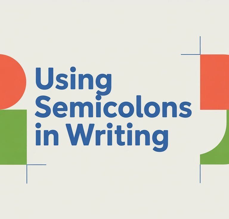Rules to Use Semicolons Correctly