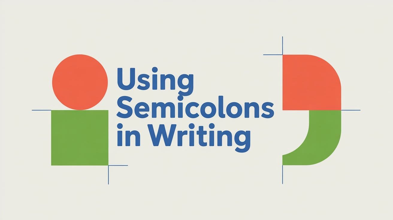 Rules to Use Semicolons Correctly