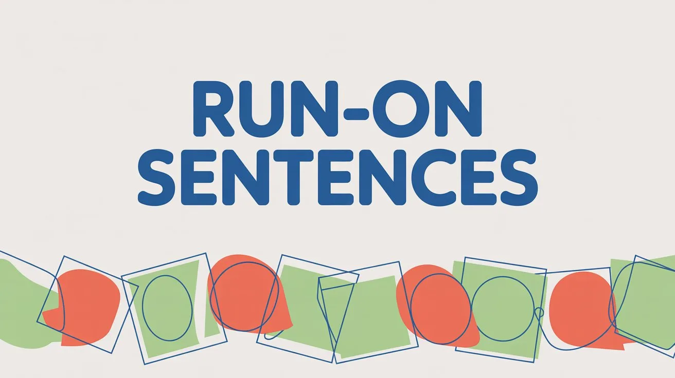 Run-on Sentences