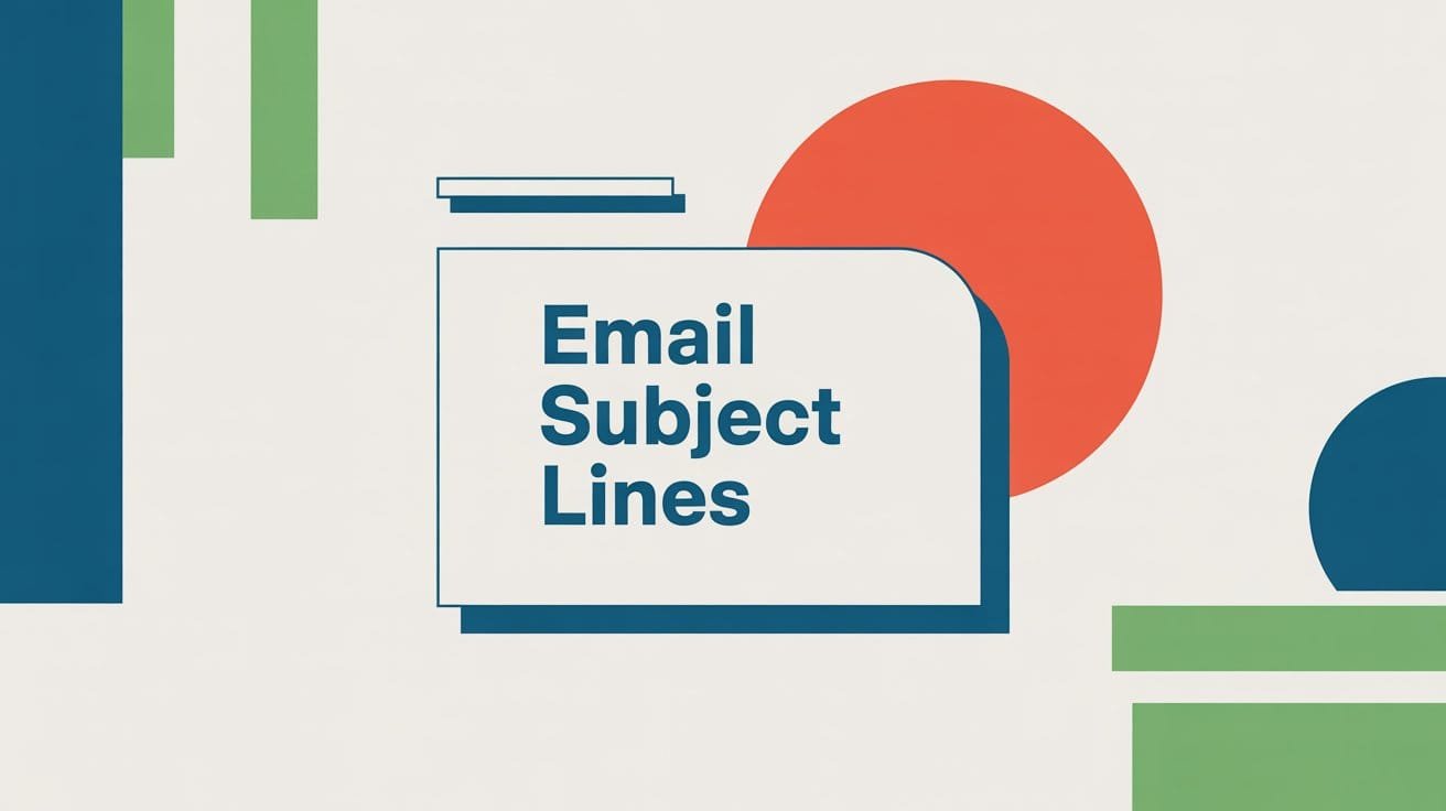 Subject Line of the Email