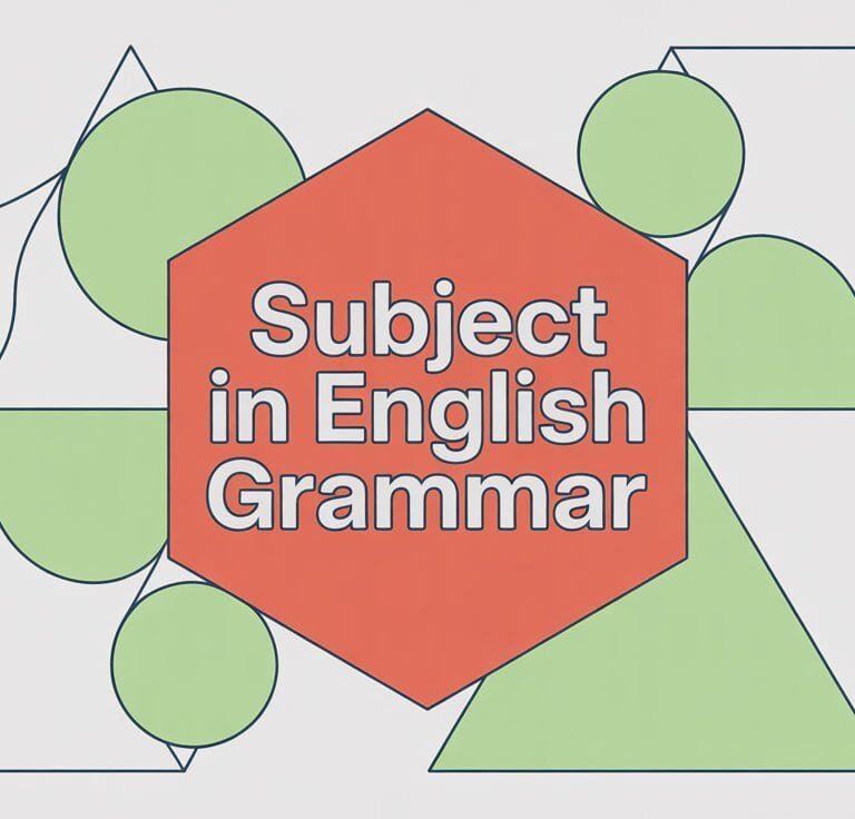 Subject in English Grammar