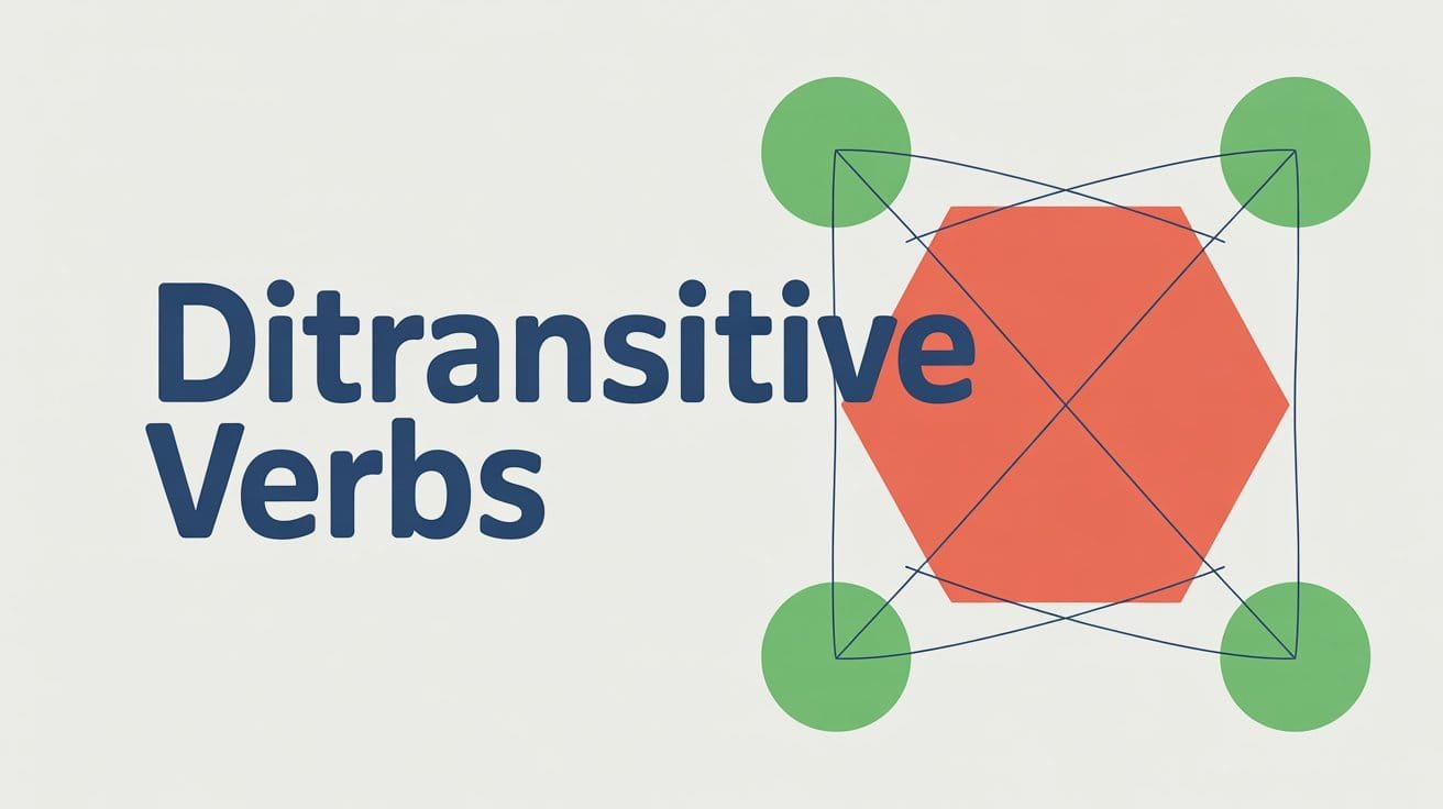 Ditransitive Verbs in English