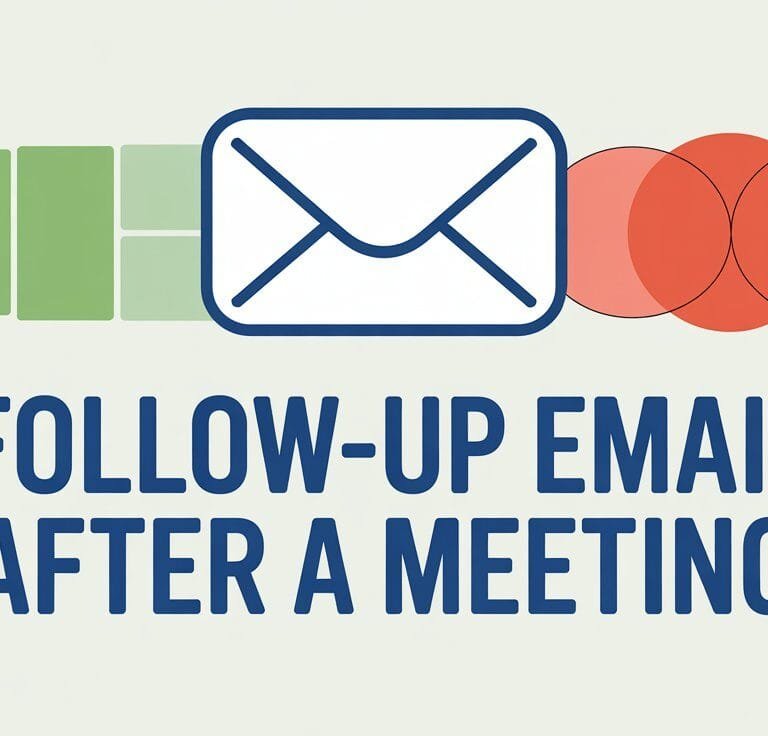 Follow-Up Email After Meeting