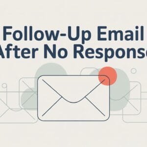 Follow-Up Email After No Response