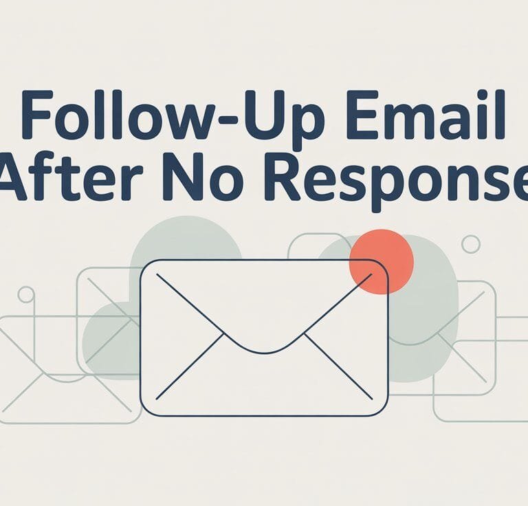 Follow-Up Email After No Response