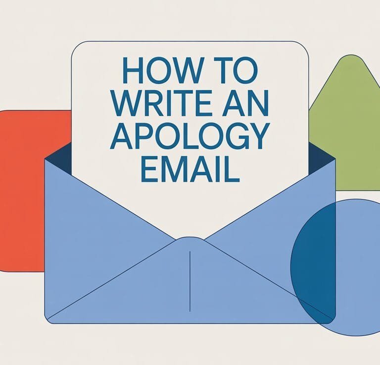 How to Write an Apology Email